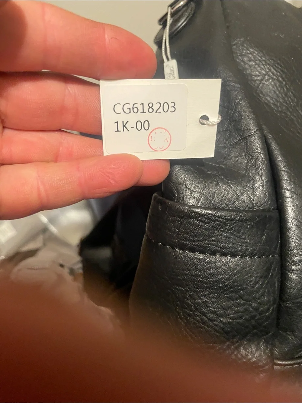 Black Leather Backpack with Dual Front Zippers by Gucci